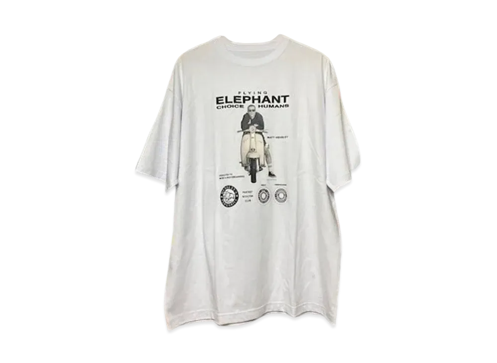 SSZ x Matt Hensley / flying elephant Meats T-shirt "White"