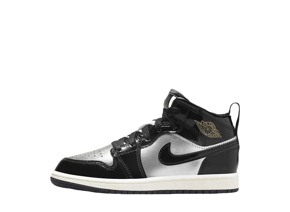 Nike PS Jordan 1 Mid SE "Black/Metallic Gold"