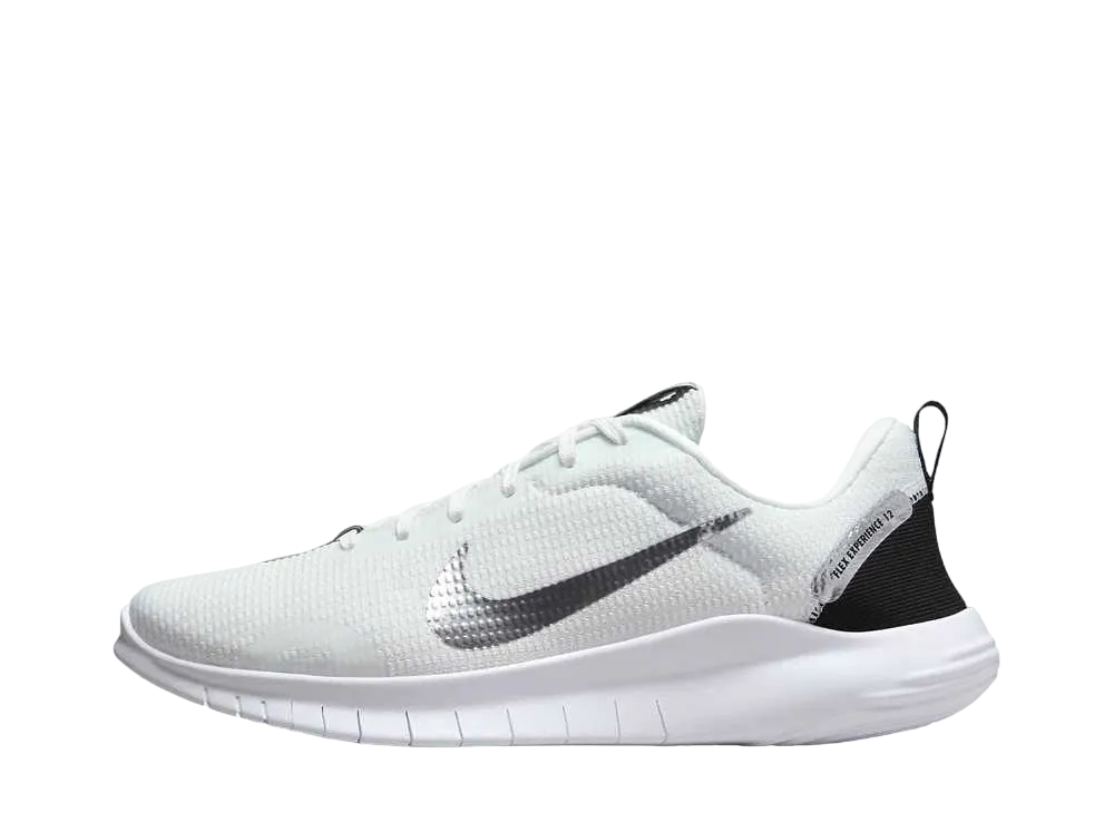 ナイキ ウィメンズ フレックス エクスペリエンス ラン12 プレミアム "サミットホワイト/ブラック/ホワイト/メタリックシルバー"