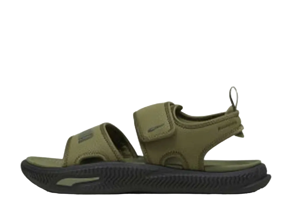 プーマ ソフトライド プロ サンダル24 "プーマオリーブ/ダークオリーブ/プーマブラック"