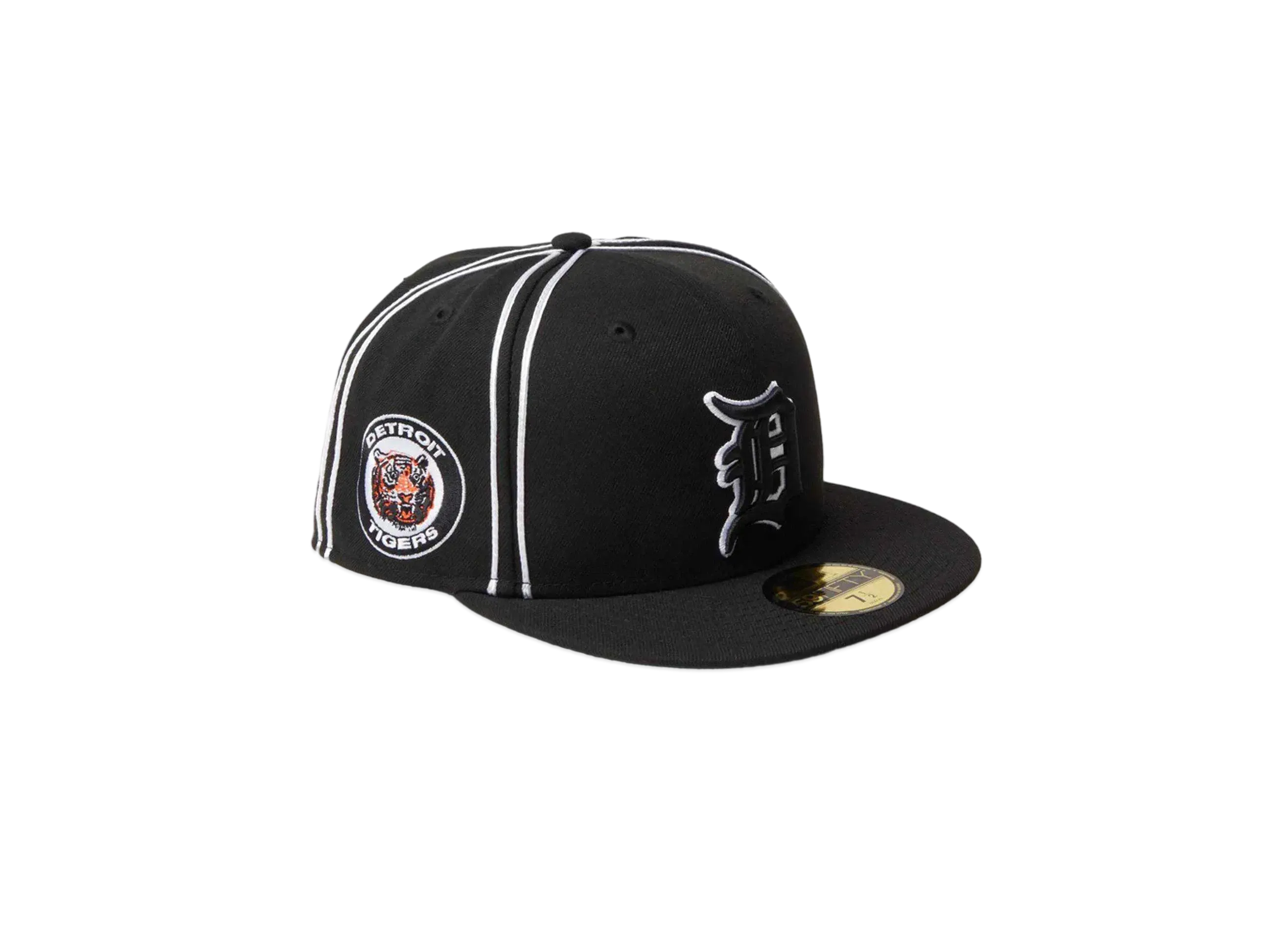 NEW ERA 59Fifty MLB Piping Detroit Tigers "Black"