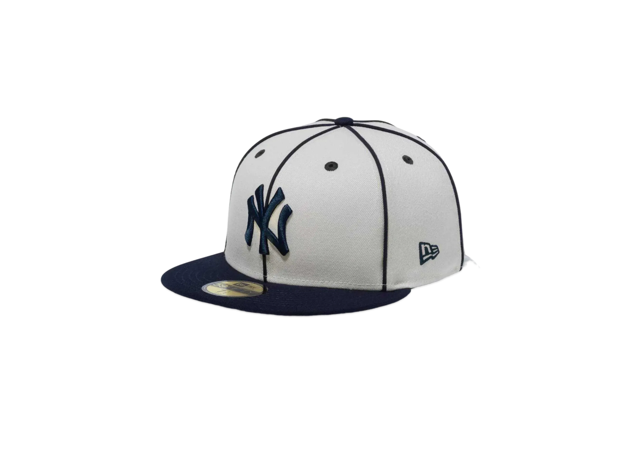 NEW ERA 59Fifty Piping New York Yankees "Stone/Navy"