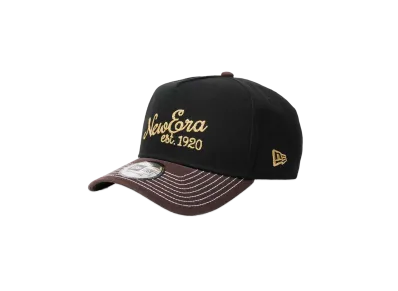 NEW ERA 9Forty A-Frame 2-Tone Duck Canvas "Black/Brown"