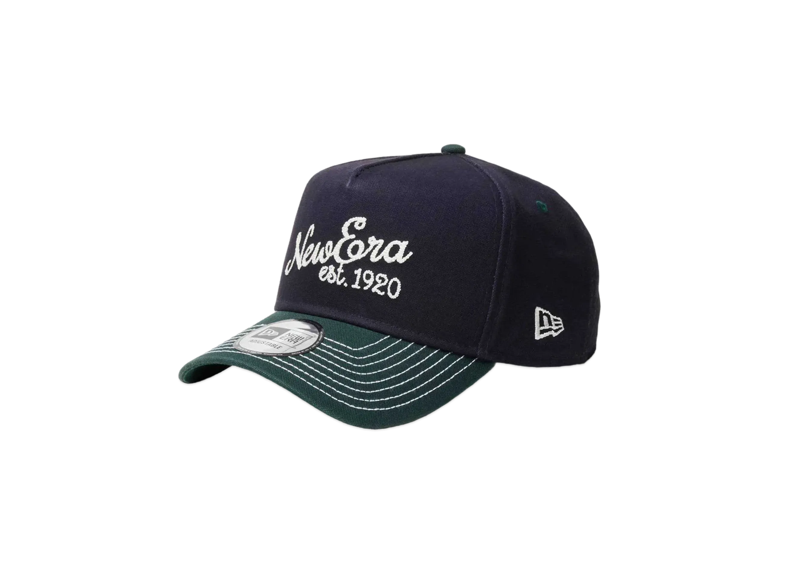NEW ERA 9Forty A-Frame 2-Tone Duck Canvas "Navy/Dark Green"