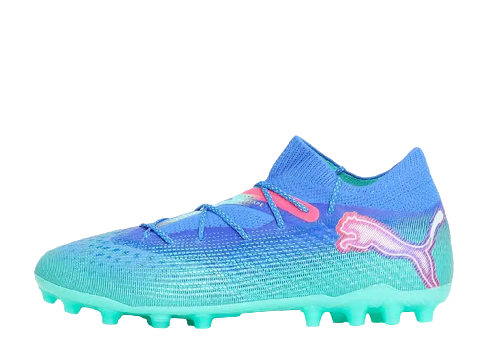 プーマ フューチャー7 アルティメット MG "ブルーメイジング/プーマホワイト/エレクトリックペパーミント"