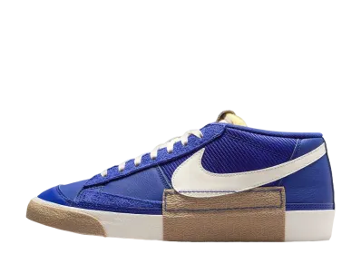 Nike Blazer Low Pro Club "Deep Royal Blue/Gum Light Brown/Metallic Gold/Pale Ivory"