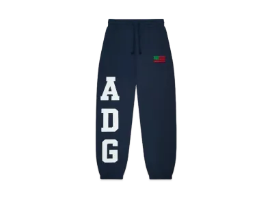 DENIM TEARS ADG Pan African American Flag Sweatpant "Navy"