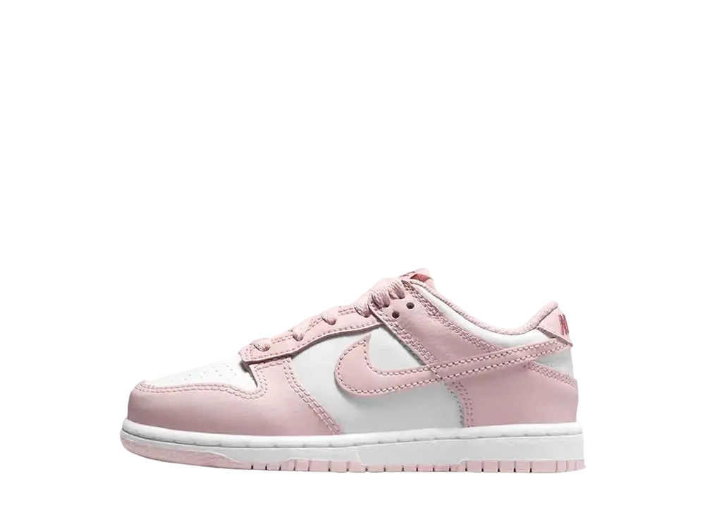 ナイキ PS ダンク ロー "ホワイト/パメグラネット/ピンクグレイズ" (キッズ)
