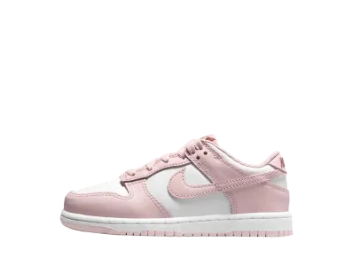 ナイキ PS ダンク ロー "ホワイト/パメグラネット/ピンクグレイズ" (キッズ)