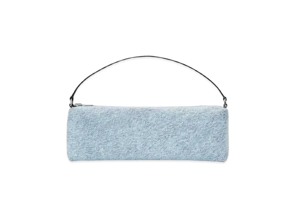 Alexander Wang Heiress Crystal Hotfix Flex Denim Trompe L'oeil Bag "Pebble Bleach"