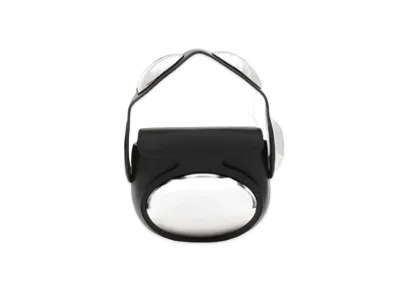Alexander Wang Leather Dome Mini Bag "Black"