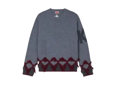 KENZO 'CONSTELLATION' Knit Wool Jumper "Misty Grey"