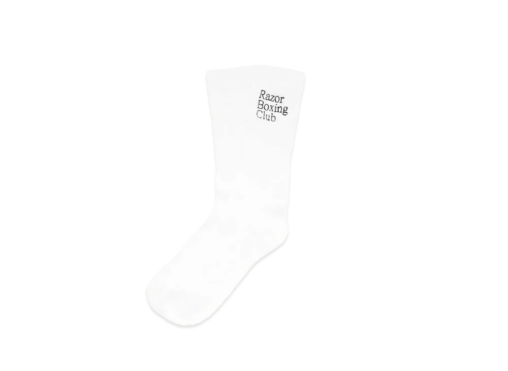 辰吉丈一郎デビュー35周年記念展 \ RAZOR BOXING CLUB JOE/RBC SPORT SOX "WHITE"