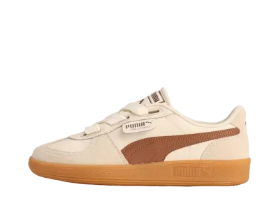Puma Women's Palermo Wide Lace SD "Frosted Ivory/Brown Mushroom"