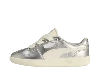 Puma Women's Palermo Wide Lace Metallic "Puma Silver/Warm White/Cool Light Gray"