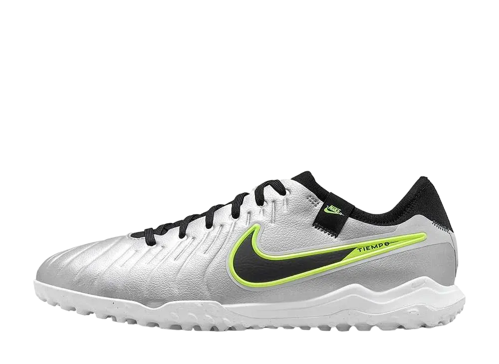ナイキ ティエンポ レジェンド10 プロ "メタリックシルバー/ボルト/ブラック"