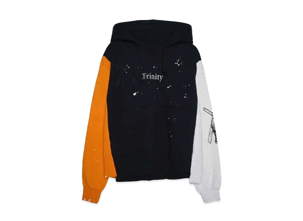 SOMEIT REBUILD HOODIE "ORANGE/BLACK/GREY"