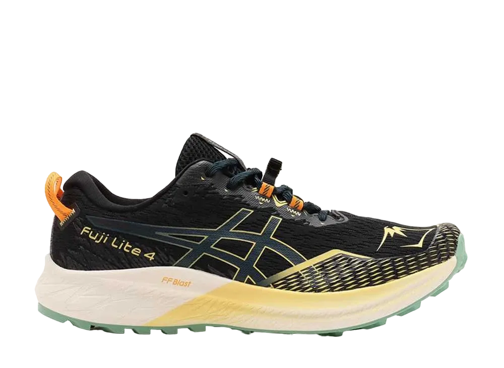 アシックス フジ ライト4 "ブラック/ブルー"