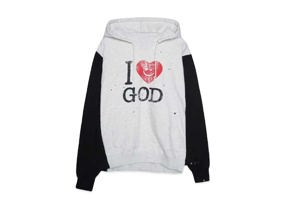 SOMEIT REBUILD HOODIE "BLACK/GREY/BLACK"