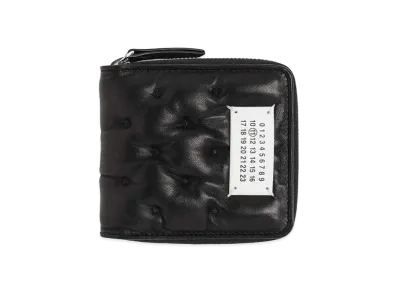 Maison Margiela WALLET COMPACT ZIP AROUND W COIN HOLDER "BLACK"