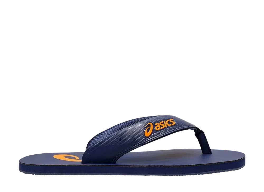 アシックス ゾリアン AS サンダル "インディゴブルー/ショッキングオレンジ"
