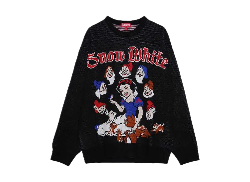 Supreme Snow White Sweater "Black"