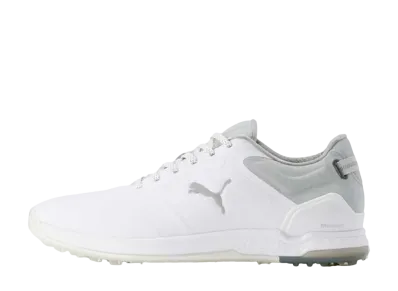 Puma Golf Proadapt Alphacat 2.0 Rubber Sole "Puma White/Flat Light Gray"