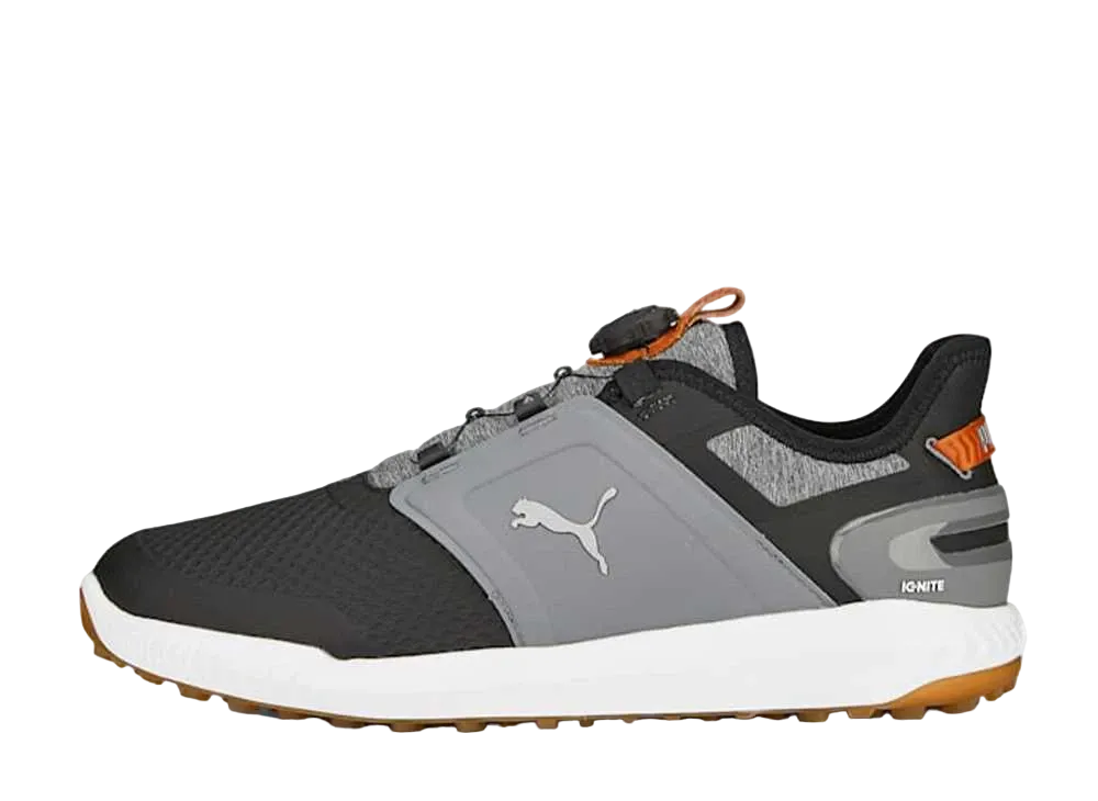 プーマ ゴルフ イグナイト エレベート "プーマブラック/クワイエットシェード/ガム"
