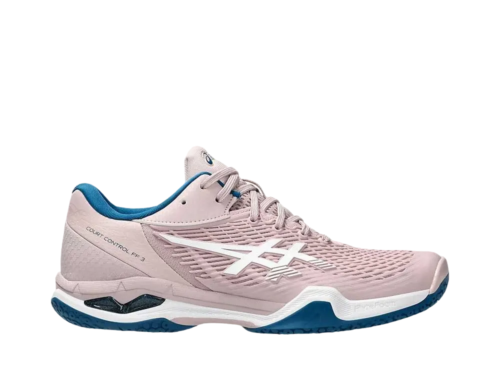 アシックス ウィメンズ コート コントロール FF 3 "ウォーターシェッドローズ/ホワイト"