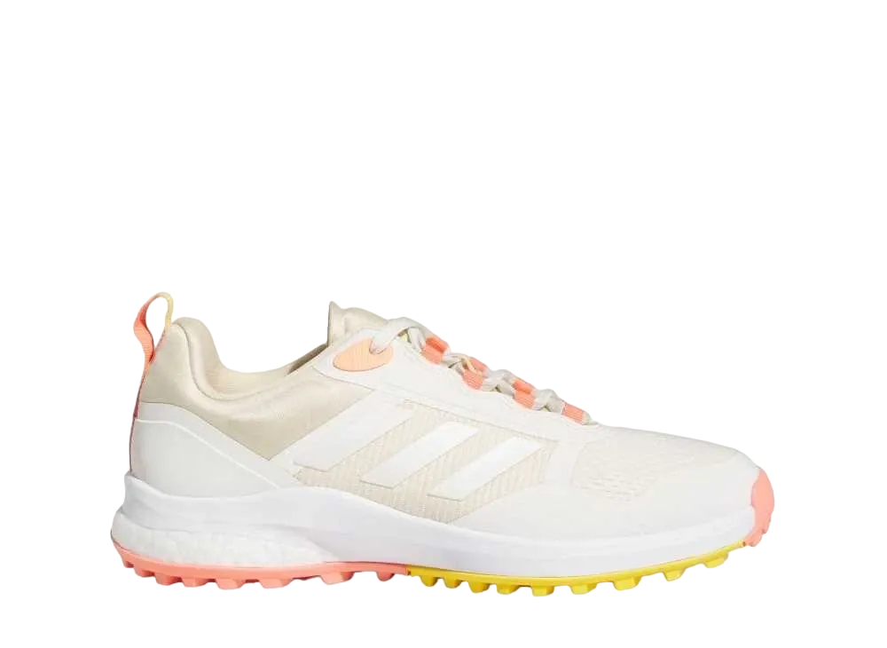 アディダス ウィメンズ ゾイシア ゴルフ "チョークホワイト/ゼロメタリック/サンドストレータ"