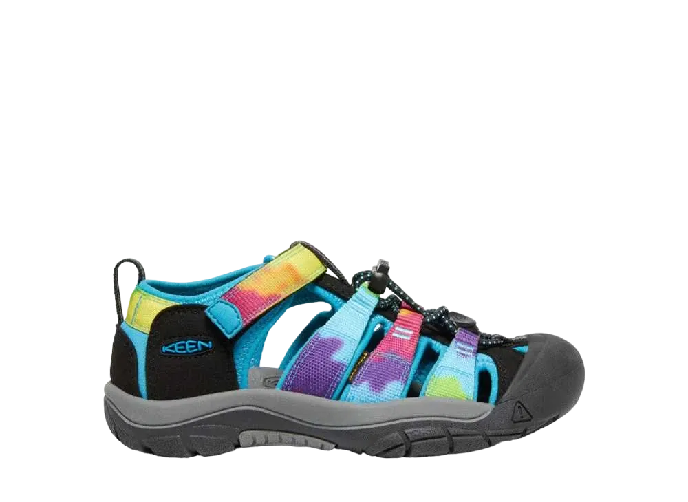 KEEN Big Kids Newport H2 "Rainbow Tie Dye"