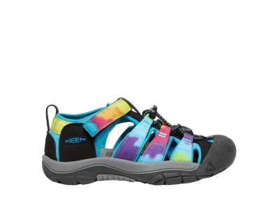 KEEN Big Kids Newport H2 "Rainbow Tie Dye"