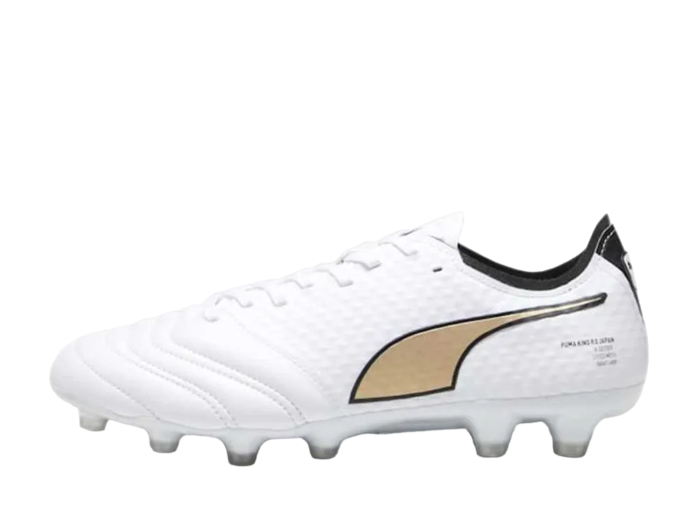 プーマ キング ミライ アルティメット KB HG "プーマホワイト/プーマブラック/マットプーマゴールド"