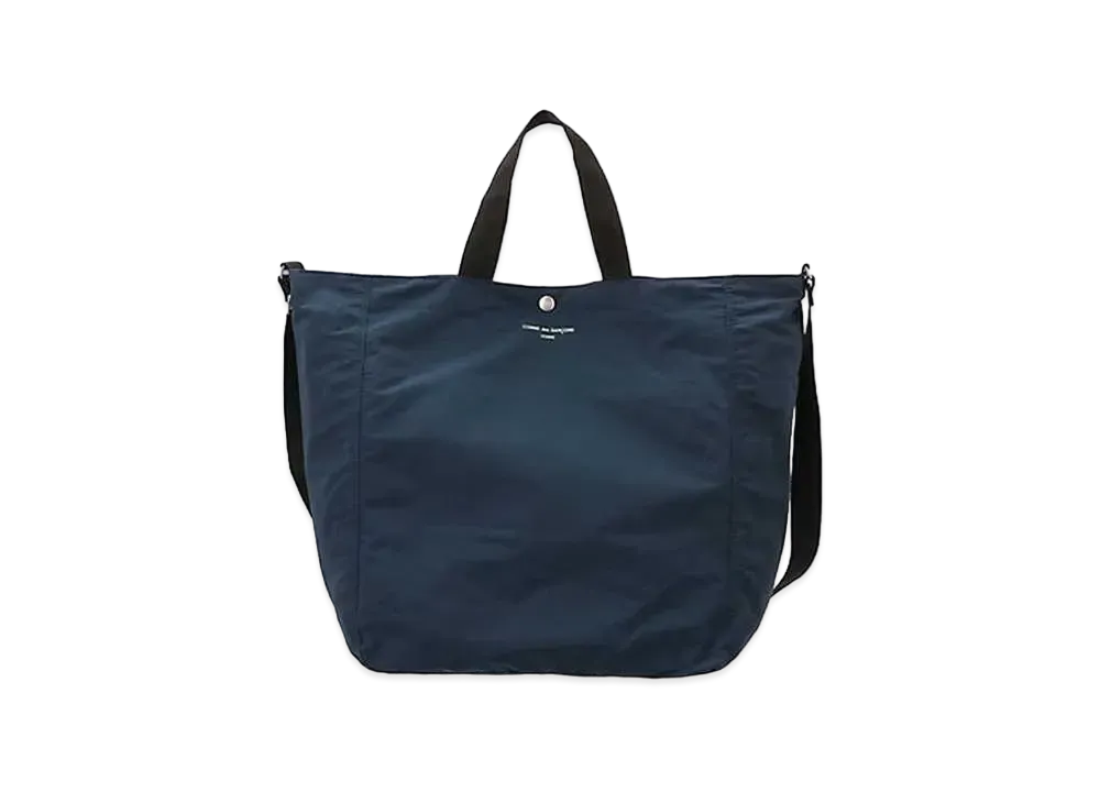 COMME des GARCONS HOMME Cotton Nylon Grosgrain "Navy"