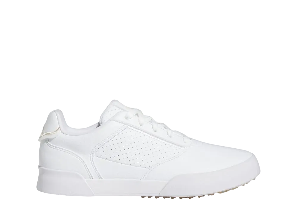 adidas Women's Retrocross Spikeless Golf "Footwear White/Sand Strata/Gum"