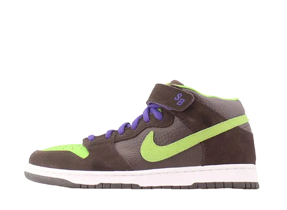Nike SB Dunk Mid Pro "Baroque Brown/Radiant Green"