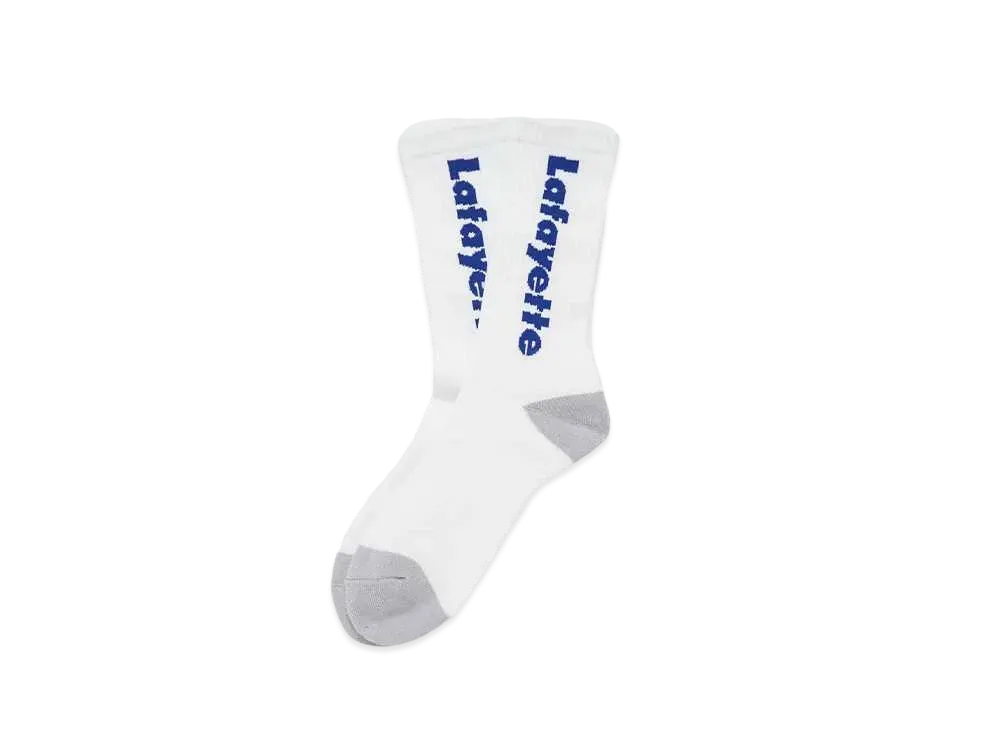LFYT Lafayette LOGO CREW SOCKS "WHITE"