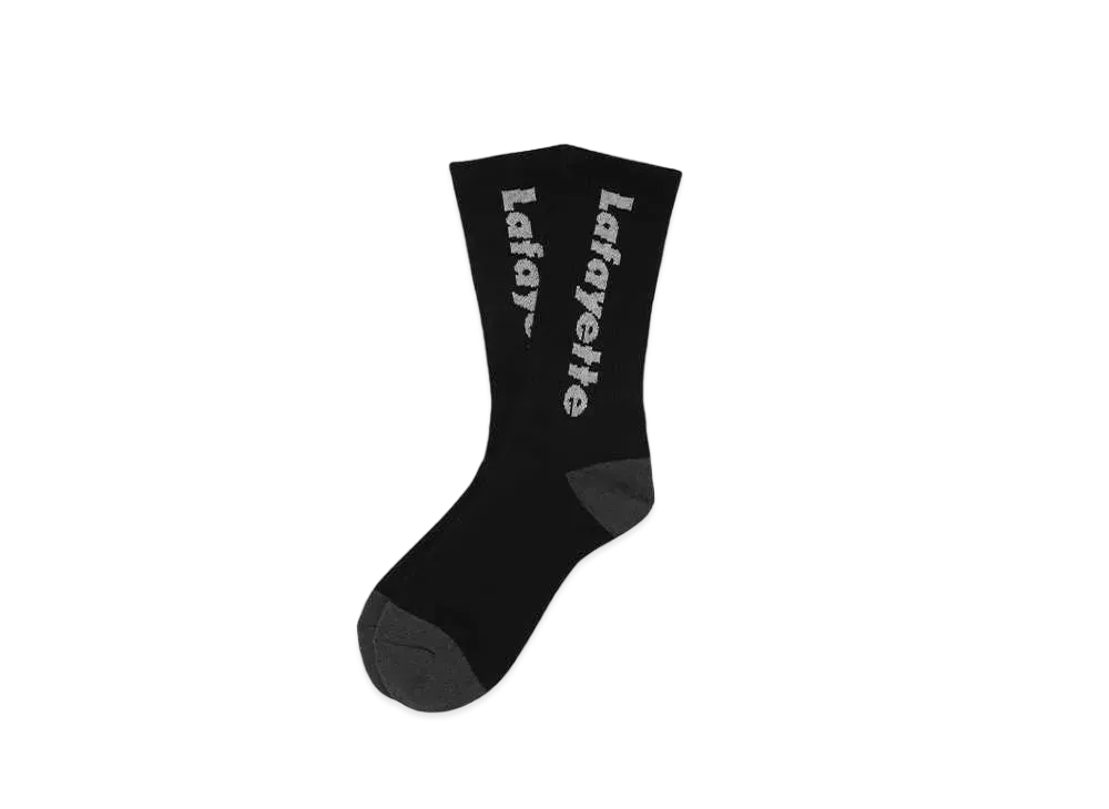 LFYT Lafayette LOGO CREW SOCKS "BLACK"