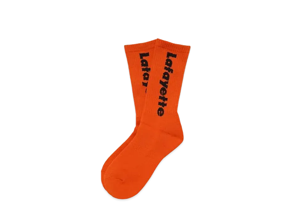 LFYT Lafayette LOGO CREW SOCKS "ORANGE"