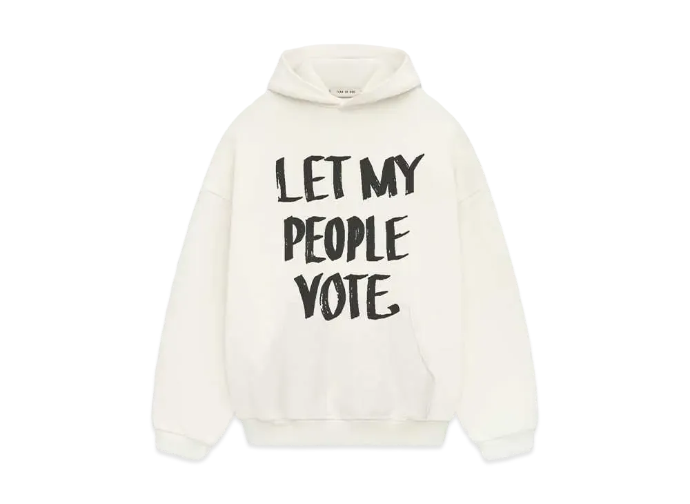 FEAR OF GOD Vote 2024 Hoodie "White"