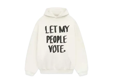 FEAR OF GOD Vote 2024 Hoodie "White"