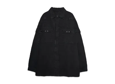 44 LABEL GROUP MARBLE TRIANON OVERSHIRT "BLACK MOSSO"