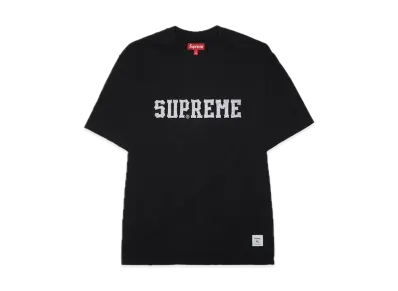 Supreme Twill Applique S/S Top "Black"