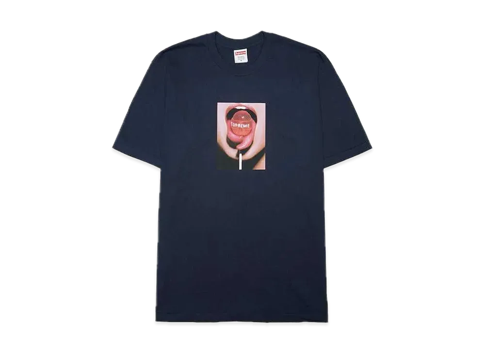 Supreme Lollipop Tee "Navy"