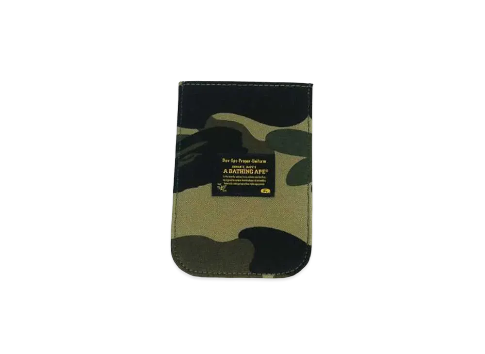 A BATHING APE Card Case "Camo"