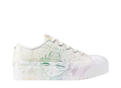 Jimmy Choo x Pretty Guardian Sailor Moon Women's Sailor Guardians Palma Maxi/F (Not Includes Packs of Collector Cards)