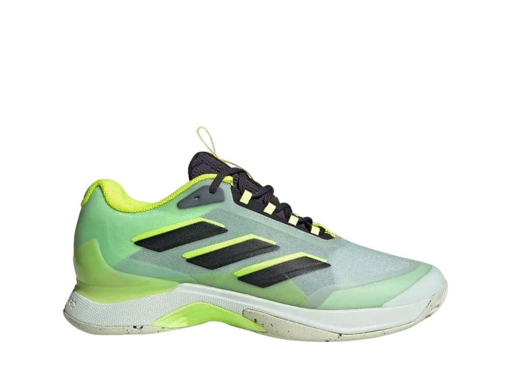 adidas Women's Avacourt 2 Tennis "Green Spark/Core Black/Lucid Lemon"