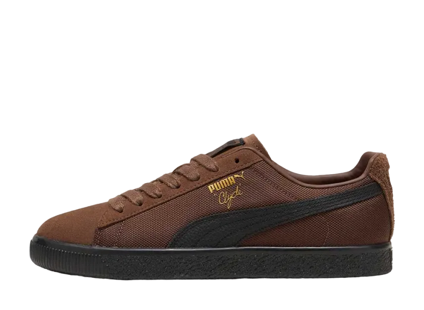 プーマ クライド ソフ "エスプレッソブラウン/プーマブラック"
