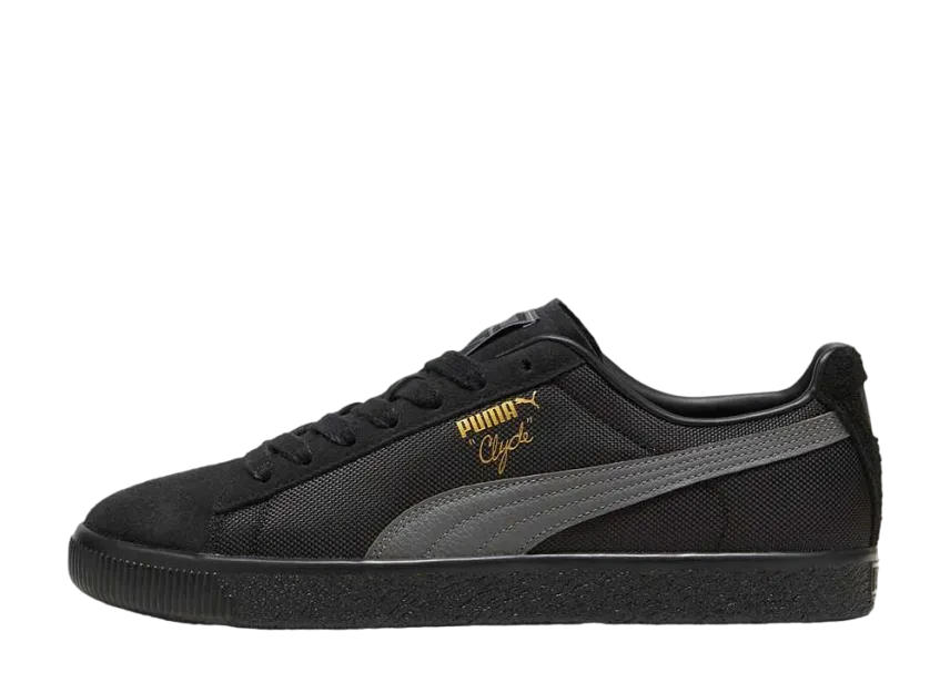 プーマ クライド ソフ "プーマブラック/クールダークグレー"