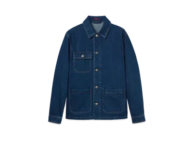 GUCCI Lasered Denim Jacket "Blue"